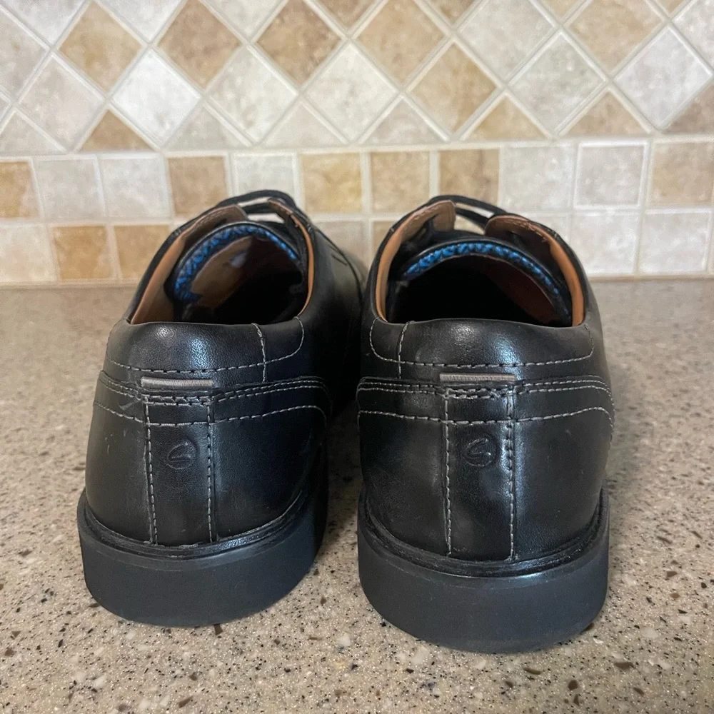 Clark’s Malwood Men’s Leather Lace Up Shoes in Black Size 12 M - Picture 7 of 12